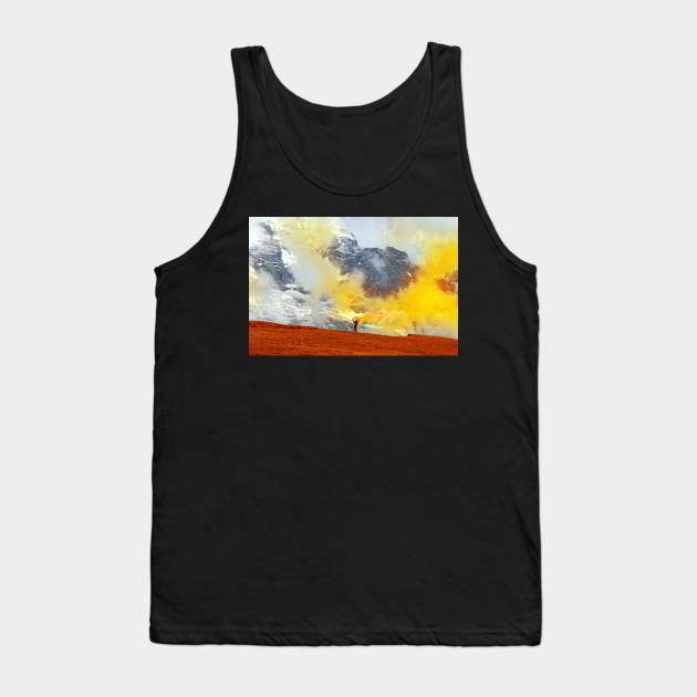 Coloring mountains Tank Top by fokafoka